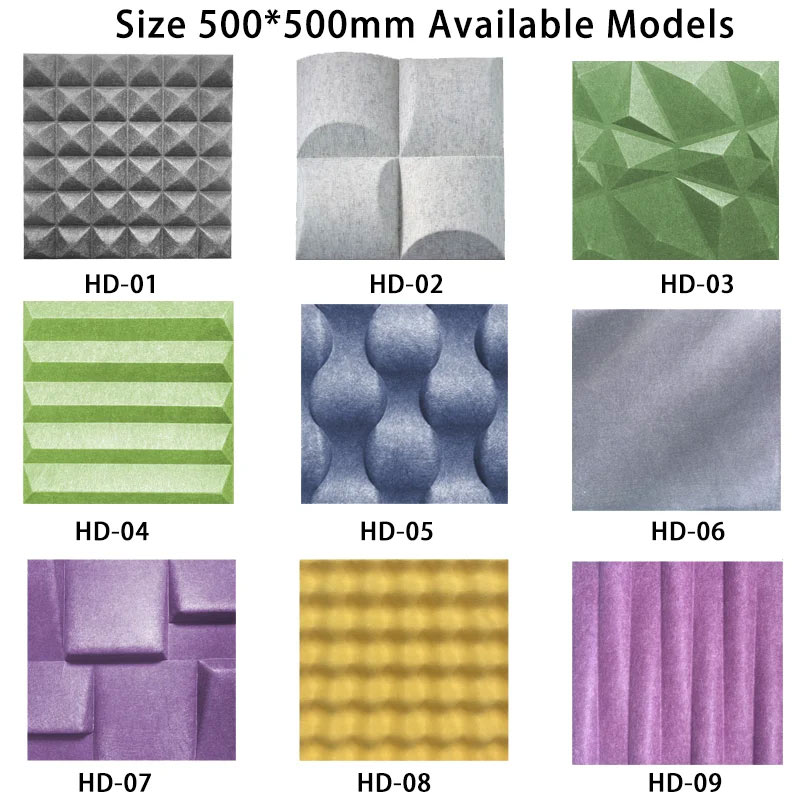 3D Triangle Acoustic Wall Panel